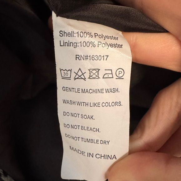 Princess Polly Hossack Houndstooth Plaid Black and White Jacket size 6 - Picture 9 of 9